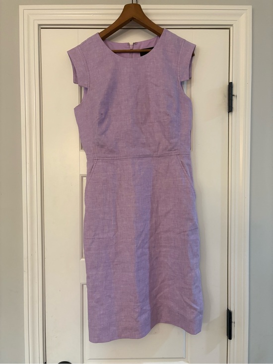 J. Crew Dresses & Skirts - J. Crew Lilac Cap-Sleeve Sheath Dress